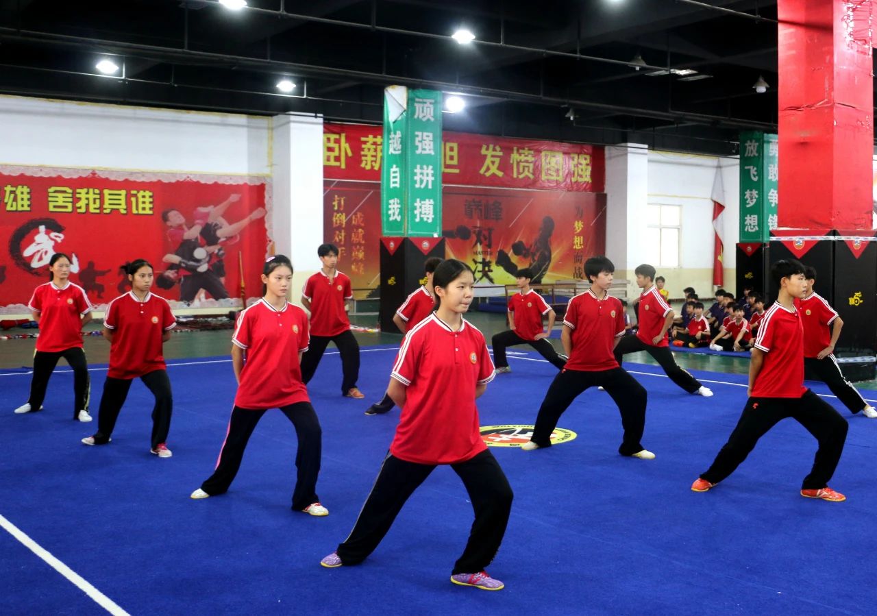 少林小龙武校举行太极拳教学成果展示活动