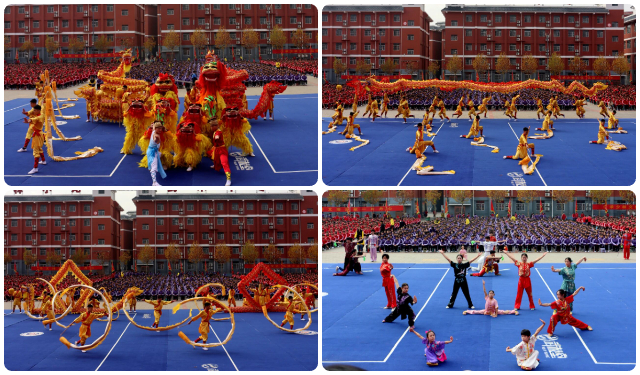 青春似火燃赛场 武韵飞扬展风华——少林小龙武校第77届运动会盛大启幕